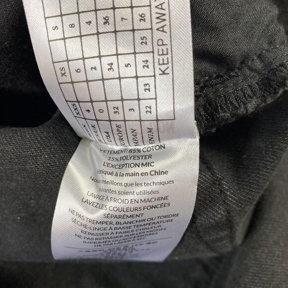 One x ONE TEASPOON 2020 Denim Mini Skirt Coal Button Fly Size 24 - Picture 8 of 10